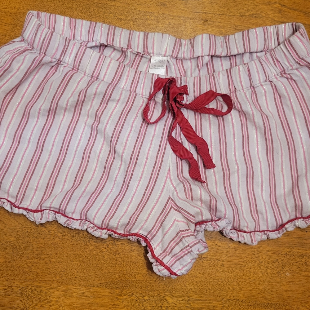 Victoria's Secret Pink and White Striped Shorts | XS - Picture 2 of 6